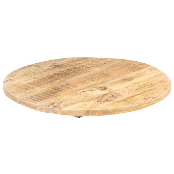 vidaXL Table Top Solid Mango Wood Round 0.98"-1.06" 23.6" - Image 6