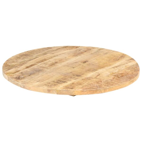 vidaXL Table Top Solid Mango Wood Round 0.98"-1.06" 23.6" - Image 7