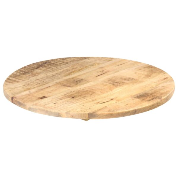 vidaXL Table Top Solid Mango Wood Round 0.98"-1.06" 23.6" - Image 8