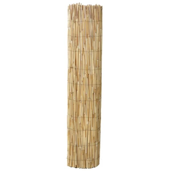 vidaXL Garden Reed Fence 196.9"x66.9" - Image 3