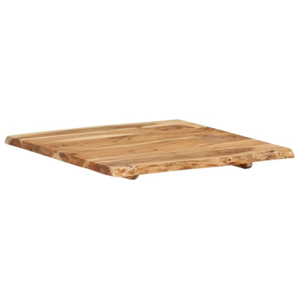 vidaXL Table Top Solid Acacia Wood 22.8"x(19.7"-23.6")x1" - Image 4