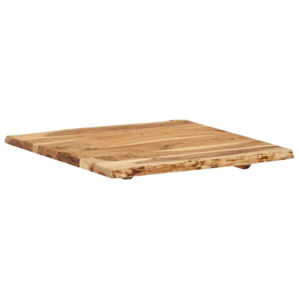 vidaXL Table Top Solid Acacia Wood 22.8"x(19.7"-23.6")x1" - Image 5