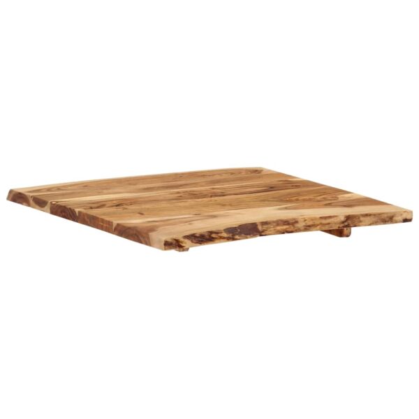 vidaXL Table Top Solid Acacia Wood 22.8"x(19.7"-23.6")x1" - Image 6