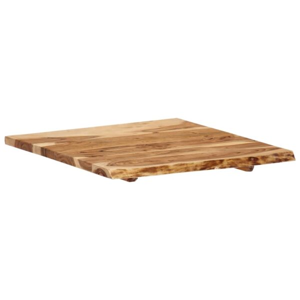 vidaXL Table Top Solid Acacia Wood 22.8"x(19.7"-23.6")x1" - Image 7