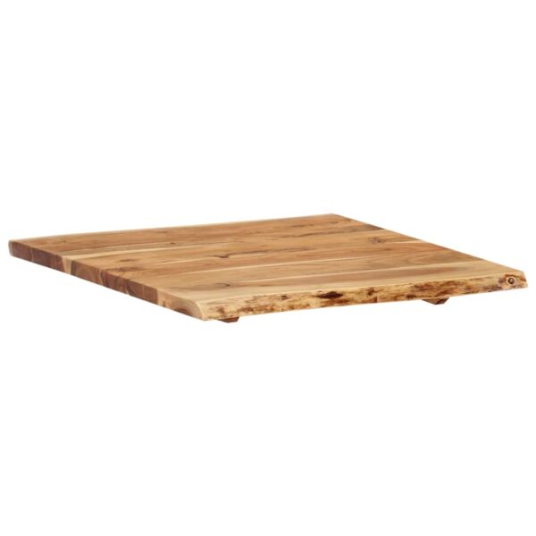 vidaXL Table Top Solid Acacia Wood 22.8"x(19.7"-23.6")x1" - Image 8