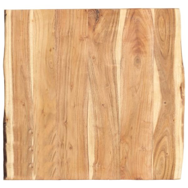 vidaXL Table Top Solid Acacia Wood 22.8"x(19.7"-23.6")x1.5"