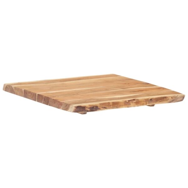 vidaXL Table Top Solid Acacia Wood 22.8"x(19.7"-23.6")x1.5" - Image 5