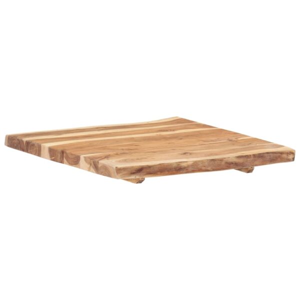 vidaXL Table Top Solid Acacia Wood 22.8"x(19.7"-23.6")x1.5" - Image 6