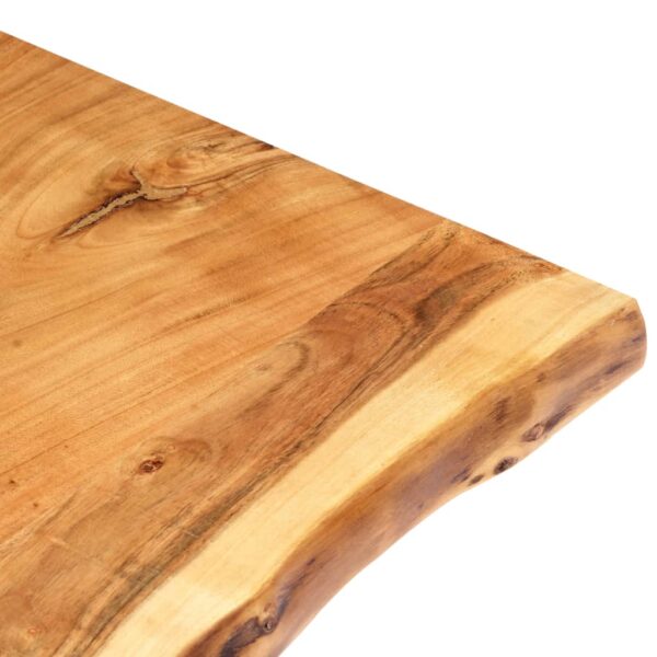 vidaXL Table Top Solid Acacia Wood 39.4"x(19.7"-23.6")x1.5" - Image 3