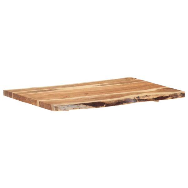 vidaXL Table Top Solid Acacia Wood 39.4"x(19.7"-23.6")x1.5" - Image 6