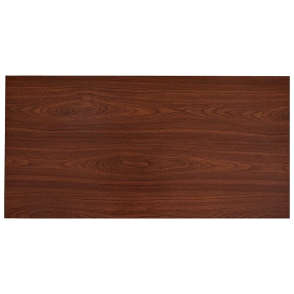 vidaXL Dining Table Brown 47.2"x23.6"x29.1" MDF - Image 4