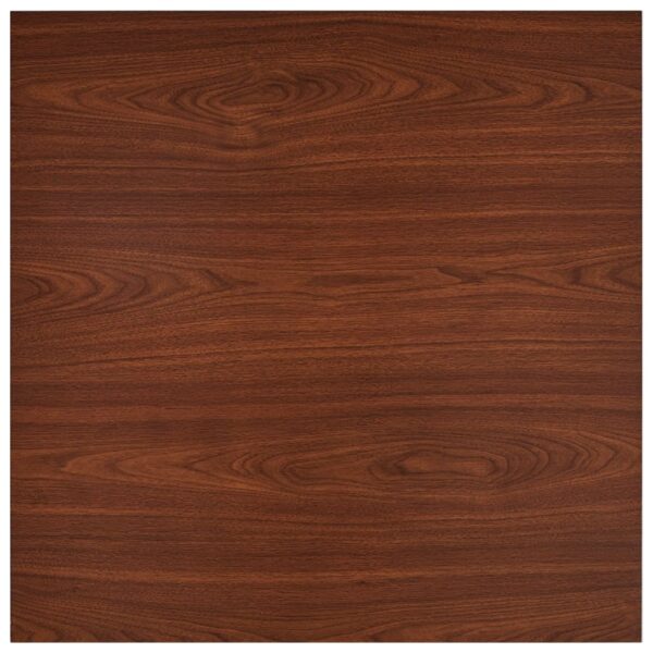 vidaXL Dining Table Brown 31.7"x31.7"x28.7" MDF - Image 4