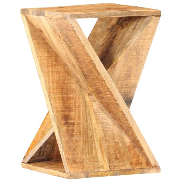 vidaXL Side Table 13.8"x13.8"x21.7" Solid Mango Wood - Image 6