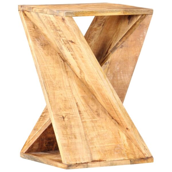 vidaXL Side Table 13.8"x13.8"x21.7" Solid Mango Wood - Image 7