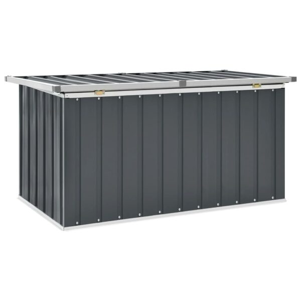 vidaXL Patio Storage Box Gray 50.8"x26.4"x25.6" - Image 5