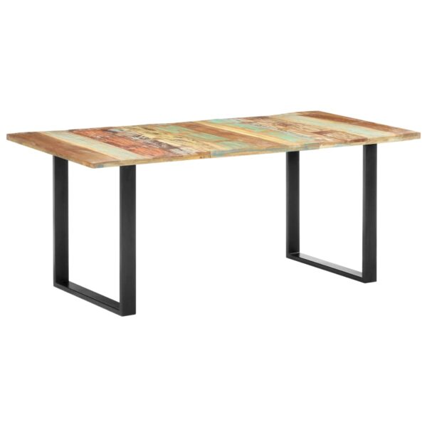 vidaXL Dining Table 70.9"x35.4"x29.9" Solid Reclaimed Wood