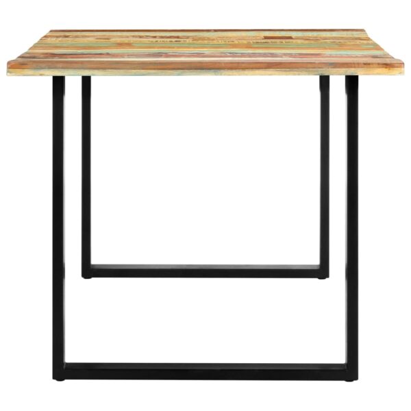 vidaXL Dining Table 70.9"x35.4"x29.9" Solid Reclaimed Wood - Image 3