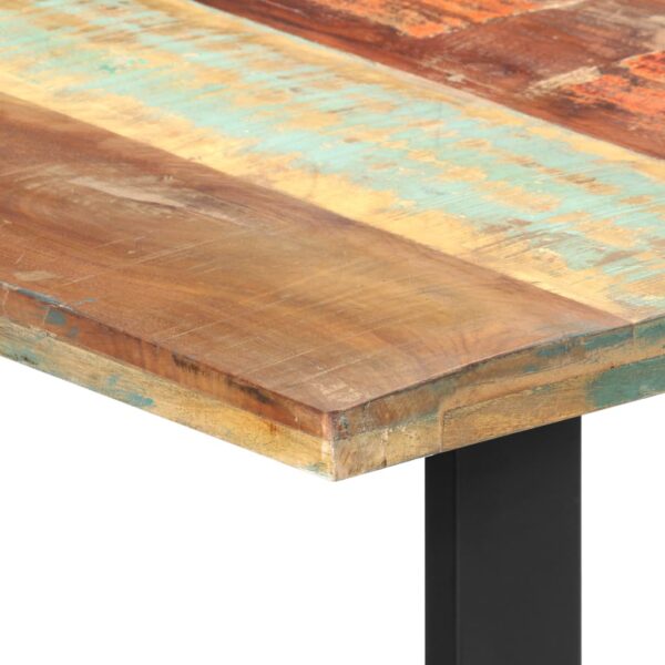 vidaXL Dining Table 70.9"x35.4"x29.9" Solid Reclaimed Wood - Image 4