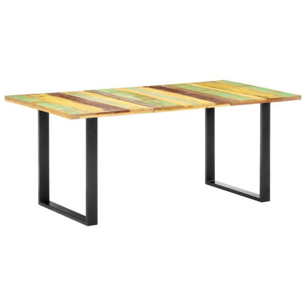 vidaXL Dining Table 70.9"x35.4"x29.9" Solid Reclaimed Wood - Image 8