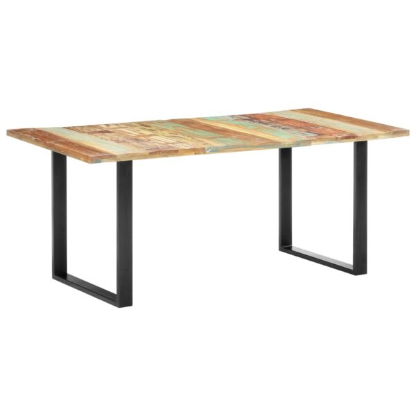 vidaXL Dining Table 70.9"x35.4"x29.9" Solid Reclaimed Wood - Image 10