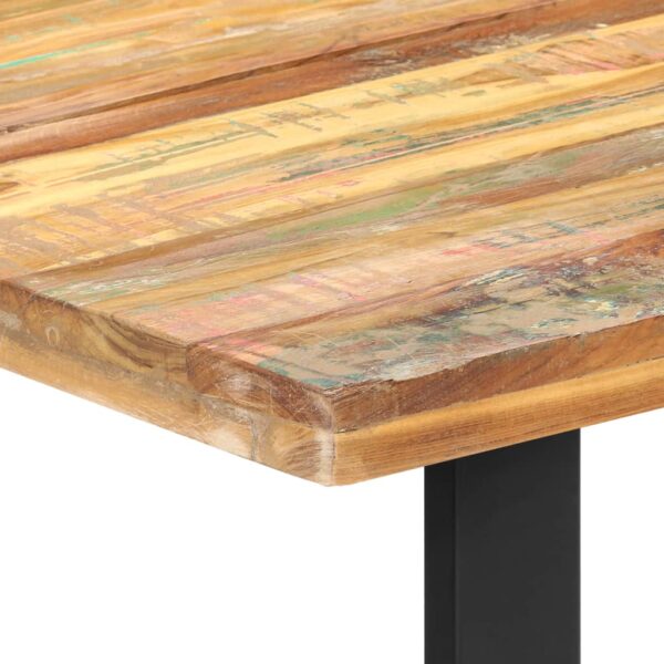 vidaXL Dining Table 63"x31.5"x29.5" Solid Reclaimed Wood - Image 4