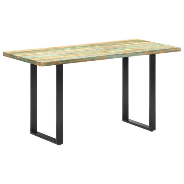 vidaXL Dining Table 55.1"x27.6"x29.9" Solid Reclaimed Wood