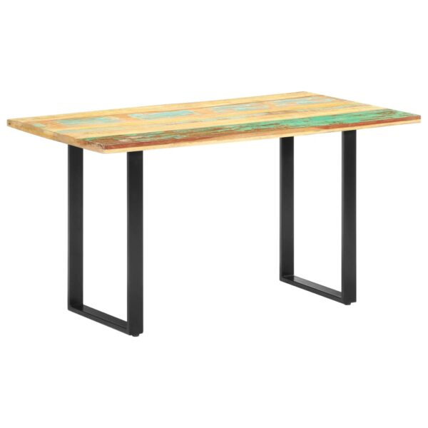 vidaXL Dining Table 55.1"x27.6"x29.9" Solid Reclaimed Wood - Image 11