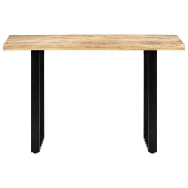 vidaXL Dining Table 47.2"x23.6"x29.9" Solid Mango Wood - Image 2