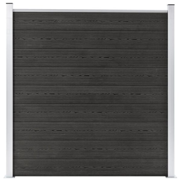 vidaXL Garden Fence WPC 70.9"x73.2" Gray