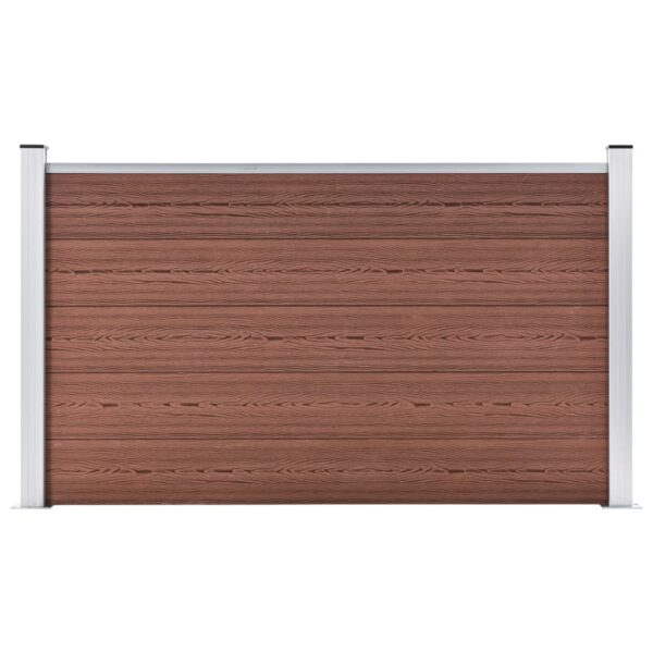 vidaXL Garden Fence WPC 70.9"x41.3" Brown