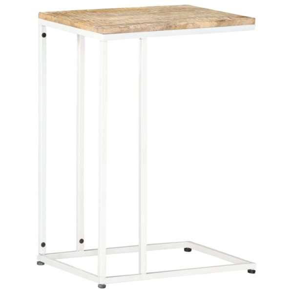 vidaXL Side Table 13.8"x17.7"x25.6" Solid Mango Wood