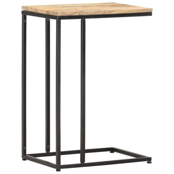 vidaXL Side Table 13.8"x17.7"x25.6" Solid Mango Wood - Image 11