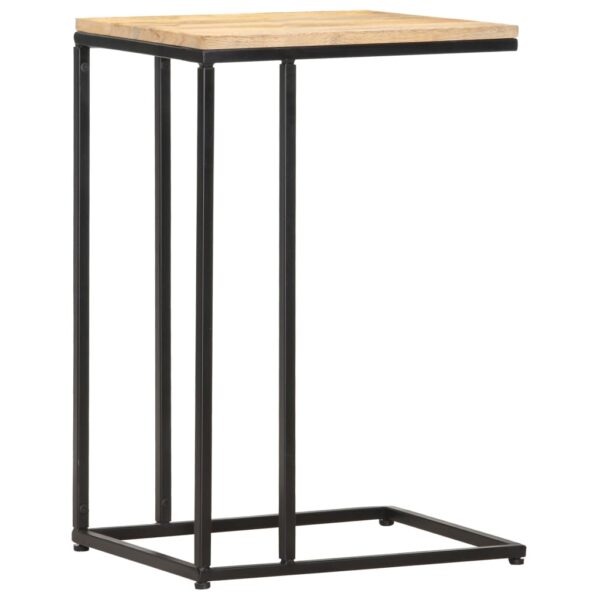 vidaXL Side Table 13.8"x17.7"x25.6" Solid Mango Wood - Image 10