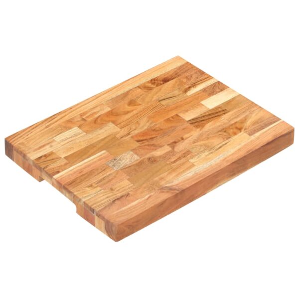 vidaXL Chopping Board 15.7"x11.8"x1.6" Solid Wood Acacia - Image 11