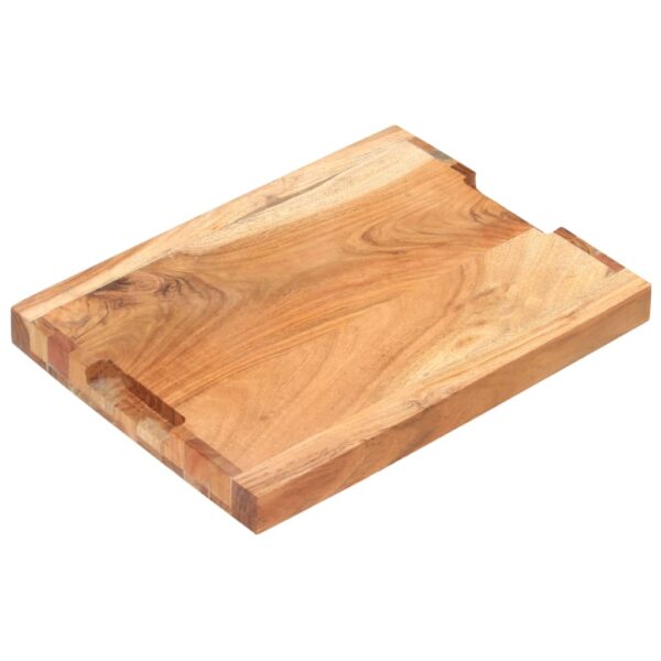 vidaXL Chopping Board 15.7"x11.8"x1.6" Solid Wood Acacia - Image 12