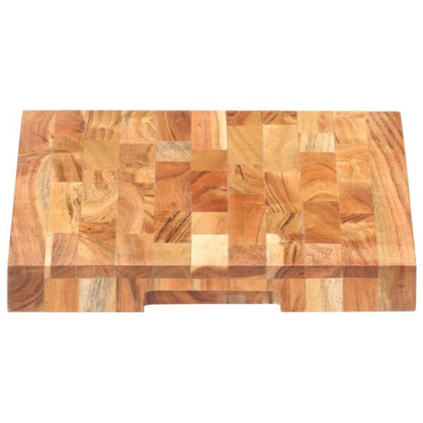 vidaXL Chopping Board 15.7"x11.8"x1.6" Solid Wood Acacia - Image 3