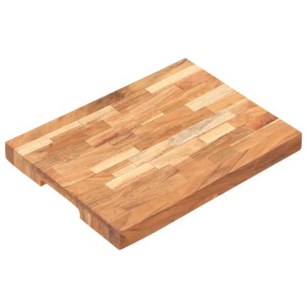 vidaXL Chopping Board 15.7"x11.8"x1.6" Solid Wood Acacia - Image 8