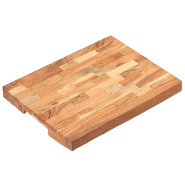 vidaXL Chopping Board 15.7"x11.8"x1.6" Solid Wood Acacia - Image 9