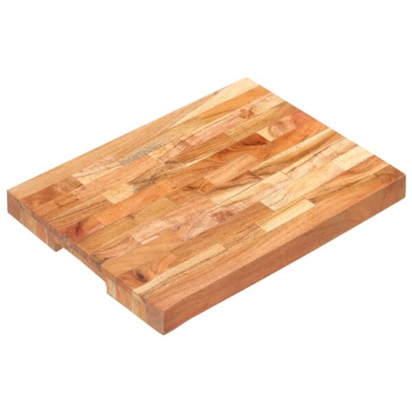 vidaXL Chopping Board 15.7"x11.8"x1.6" Solid Wood Acacia - Image 10