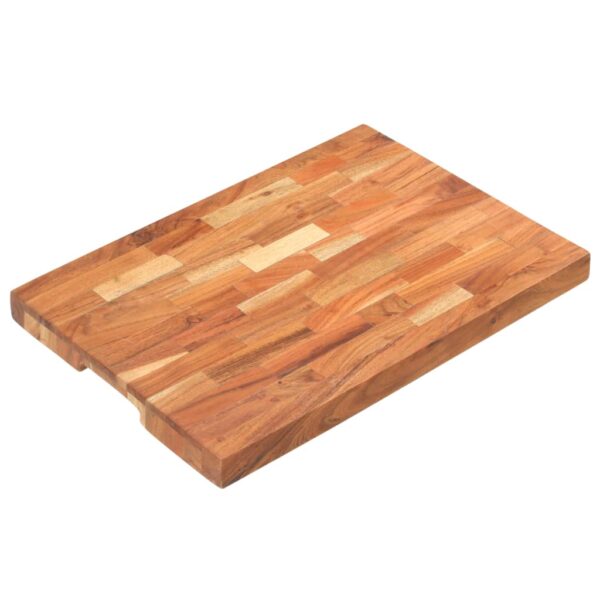 vidaXL Chopping Board 19.7"x13.8"x1.6" Solid Wood Acacia - Image 8