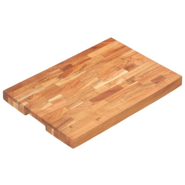 vidaXL Chopping Board 19.7"x13.8"x1.6" Solid Wood Acacia - Image 9