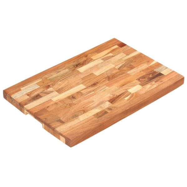 vidaXL Chopping Board 23.6"x15.7"x1.6" Solid Wood Acacia - Image 11