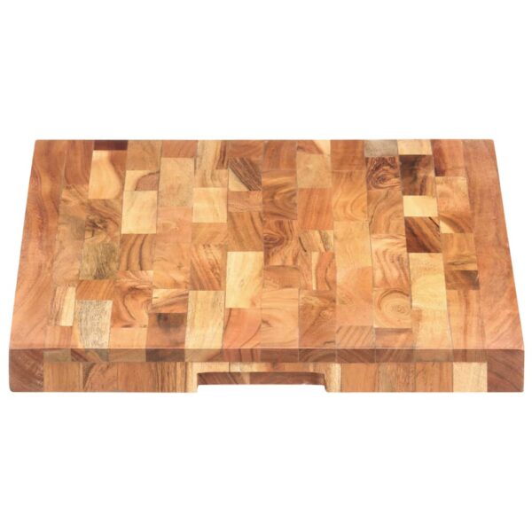 vidaXL Chopping Board 23.6"x15.7"x1.6" Solid Wood Acacia - Image 3