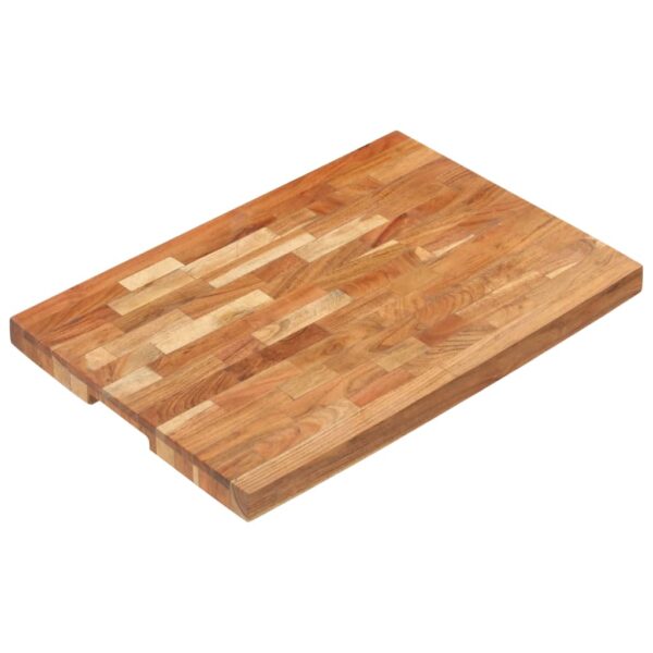 vidaXL Chopping Board 23.6"x15.7"x1.6" Solid Wood Acacia - Image 8