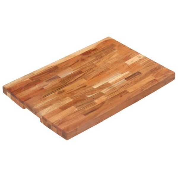 vidaXL Chopping Board 23.6"x15.7"x1.6" Solid Wood Acacia - Image 10