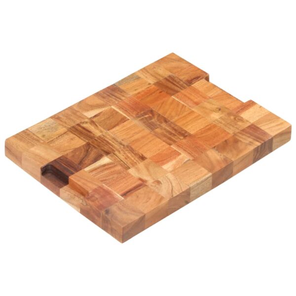 vidaXL Chopping Board 15.7"x11.8"x1.5" Solid Wood Acacia - Image 12