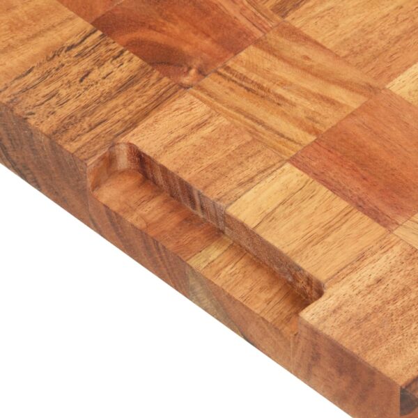 vidaXL Chopping Board 15.7"x11.8"x1.5" Solid Wood Acacia - Image 5