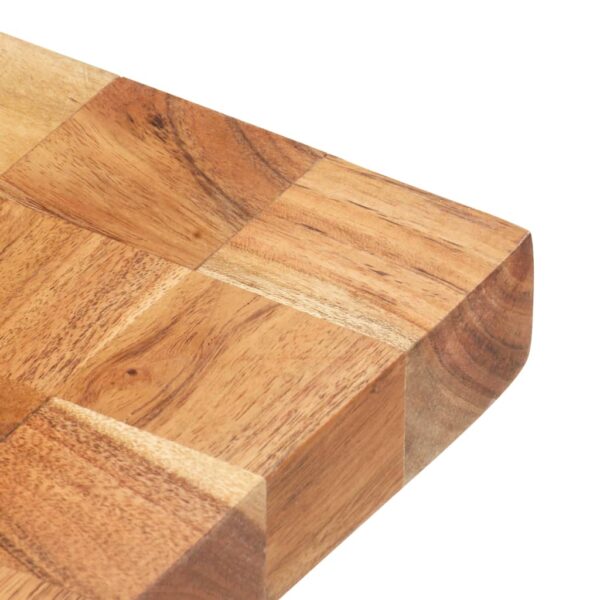 vidaXL Chopping Board 15.7"x11.8"x1.5" Solid Wood Acacia - Image 6