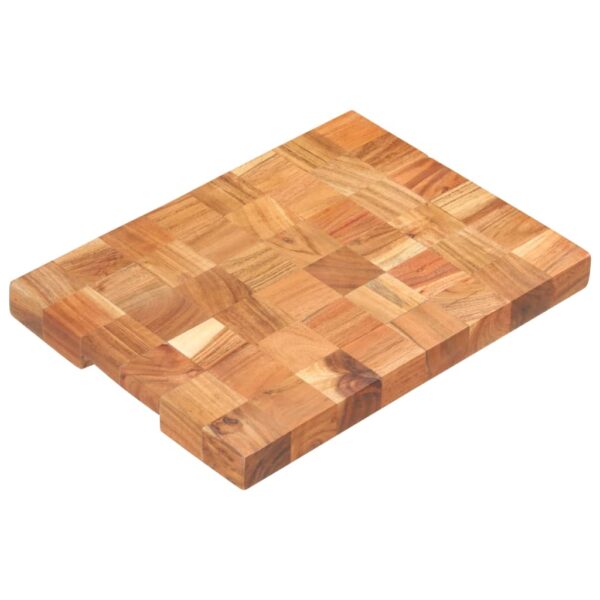 vidaXL Chopping Board 15.7"x11.8"x1.5" Solid Wood Acacia - Image 8