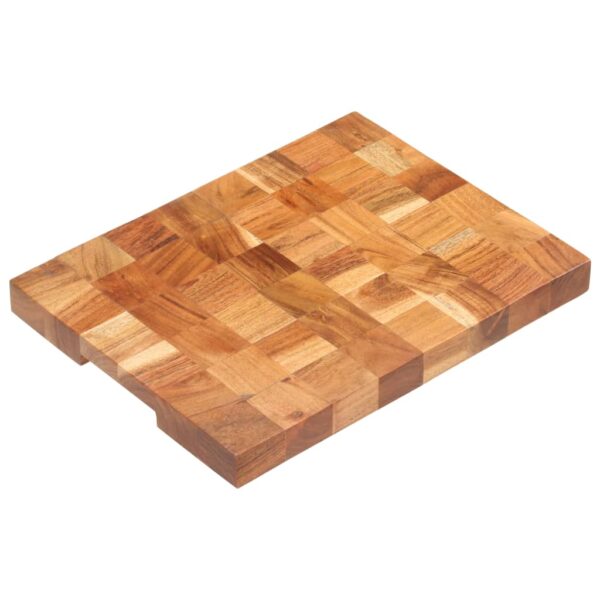 vidaXL Chopping Board 15.7"x11.8"x1.5" Solid Wood Acacia - Image 10